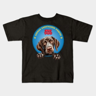 I Love my dog German Shorthaired Pointer Kids T-Shirt